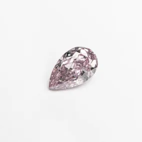 0.50ct 6.68x4.07x2.65mm GIA SI2 Fancy Purplish Pink Pear Brilliant 🇦🇺 24125-01