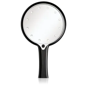 12 LED Hand Held Cosmetic Mirror