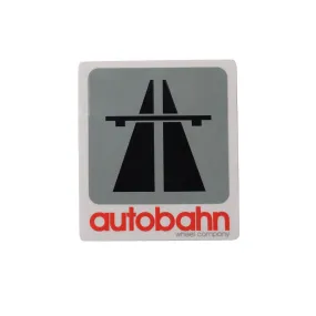 Autobahn Logo Sticker - Medium - Grey