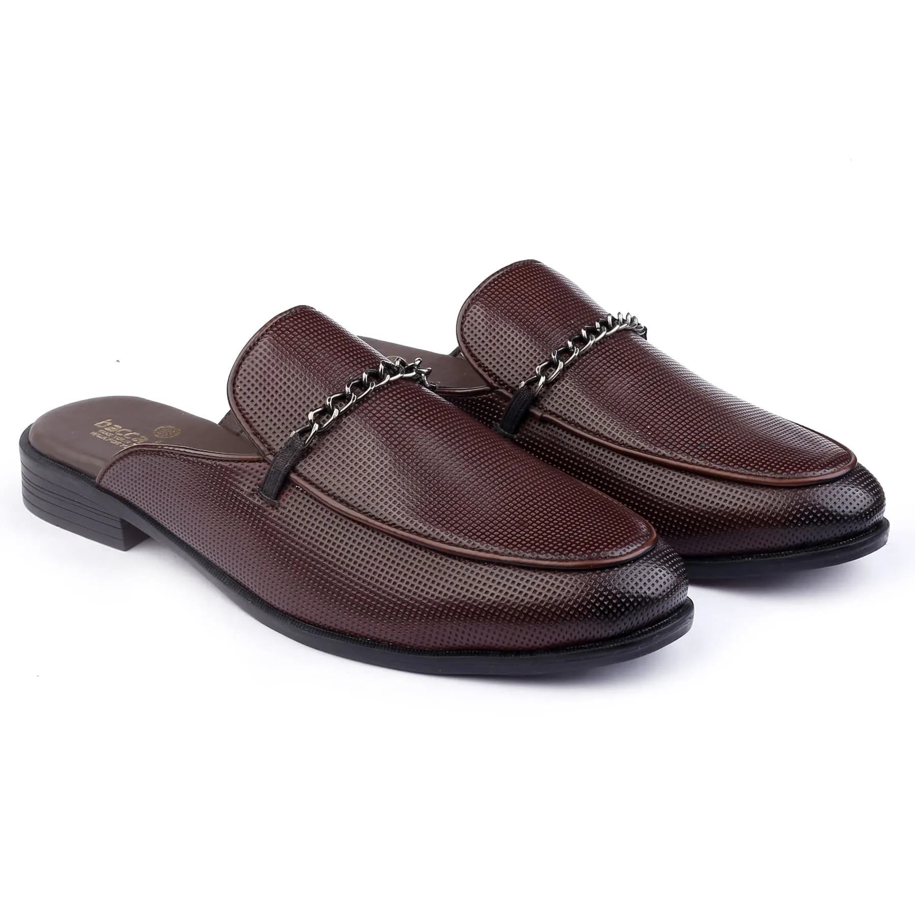 Bacca Bucci MOROCCO Mules Clogs Open back Loafers with Comfortable Memory Insoles