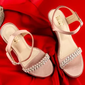 Bling Bride (Wedges , Pink Crystals)