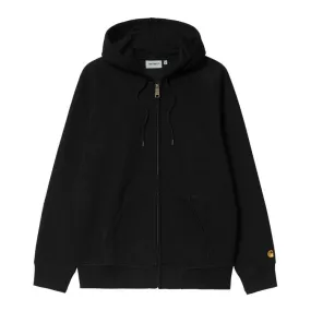 CARHARTT WIP SUDADERA HOODED CHASE JACKET BLACK / GOLD