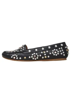 Cherry Studded Moccasins