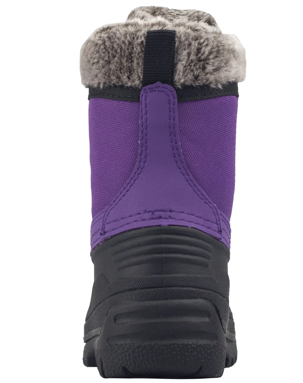 CHILDREN’S WINTER SNOW BOOTS, PLUM PURPLE