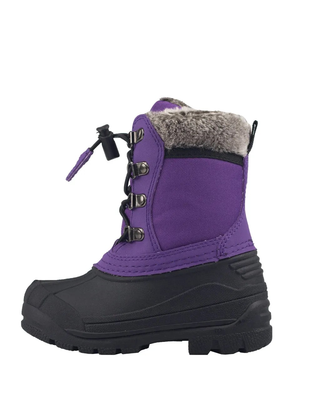 CHILDREN’S WINTER SNOW BOOTS, PLUM PURPLE