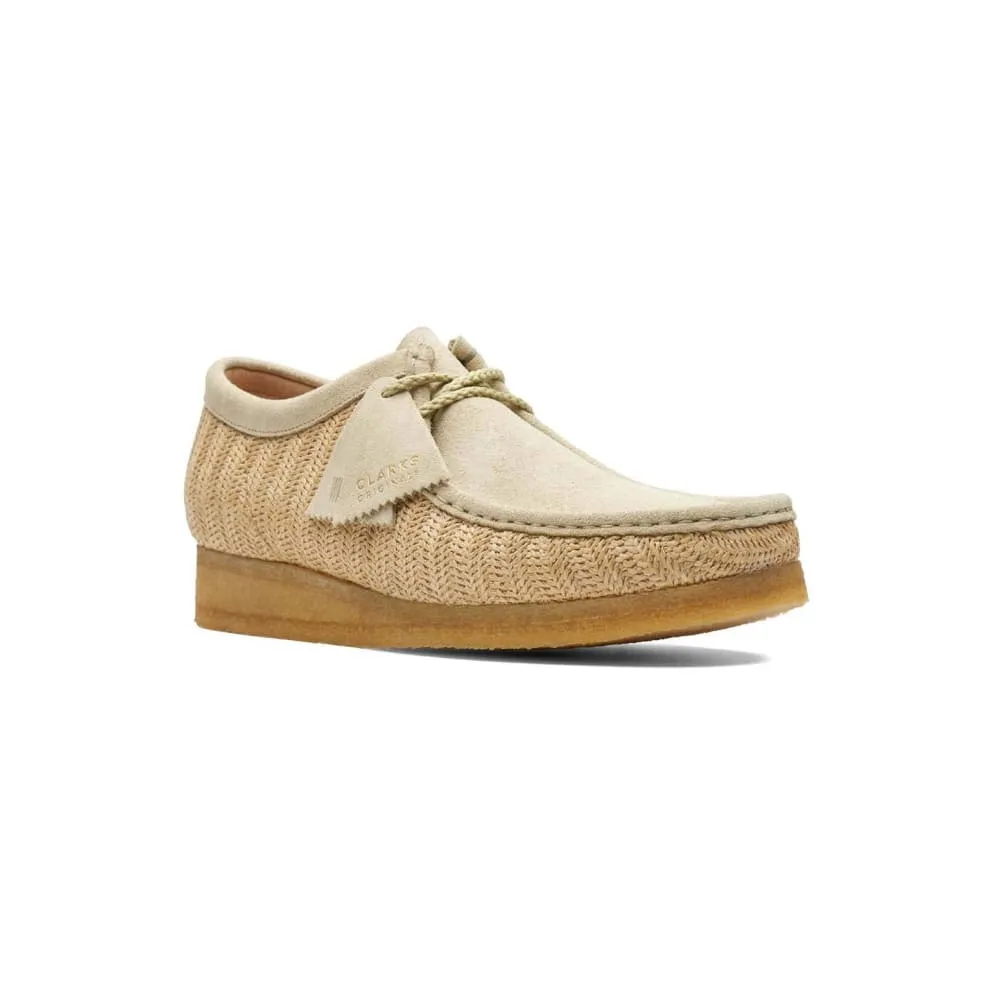 Clarks Originals Wallabee Low Men's Natural Interest Raffia Textile 26165447