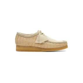 Clarks Originals Wallabee Low Men's Natural Interest Raffia Textile 26165447