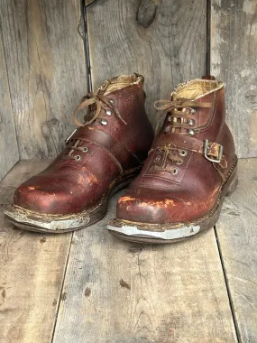 Classic Ski Boots - Vintage Leather