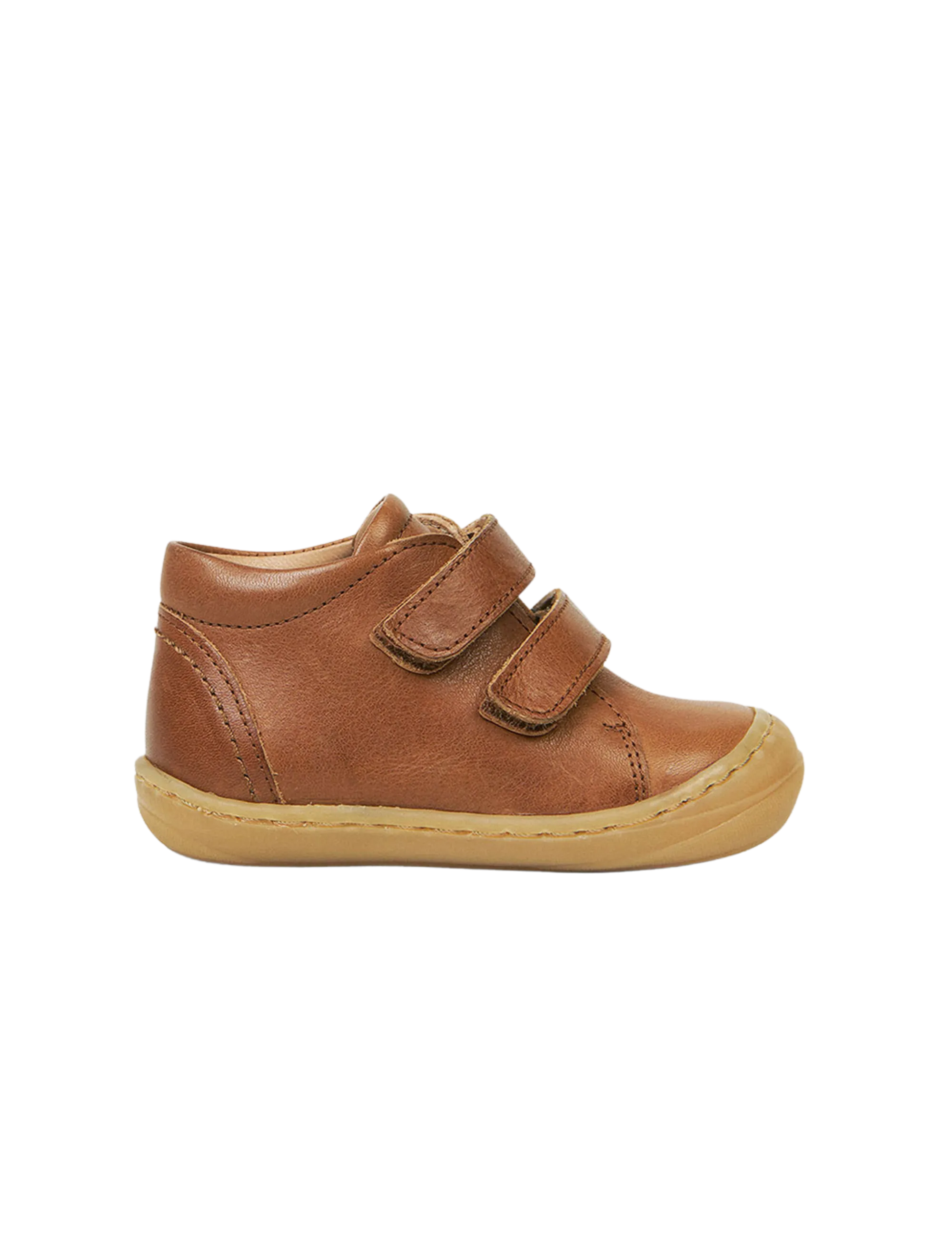 Everyday shoe Velcro - Cognac