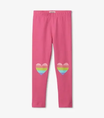 Hatley- Rainbow Heart Leggings