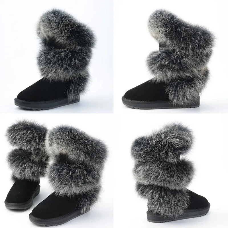 High Ankle Winter Snow Boots For Women