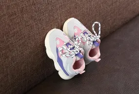 Infant Casual Running Shoes Sneaker Purple Pink