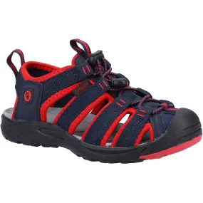 Junior Marshfield Recycled Sandals Navy/Red