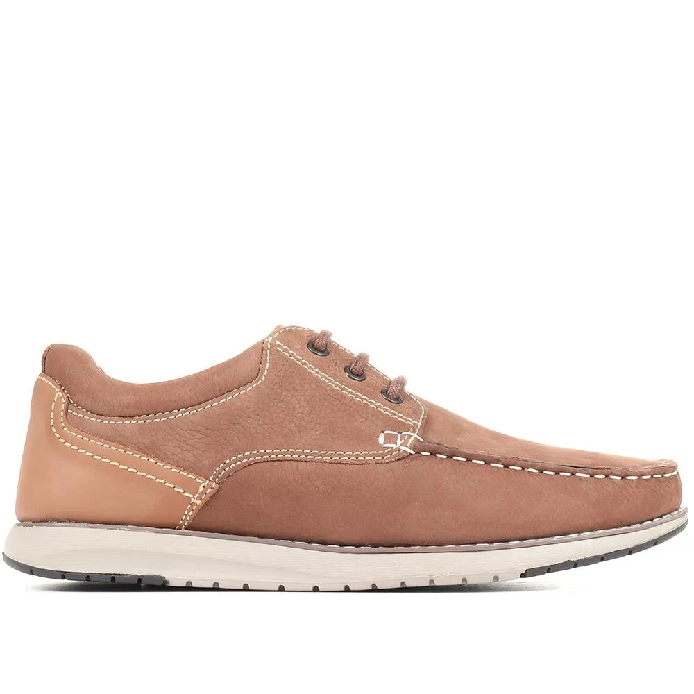 Leather Casual Boat Shoes - SHAFI35001 / 321 522