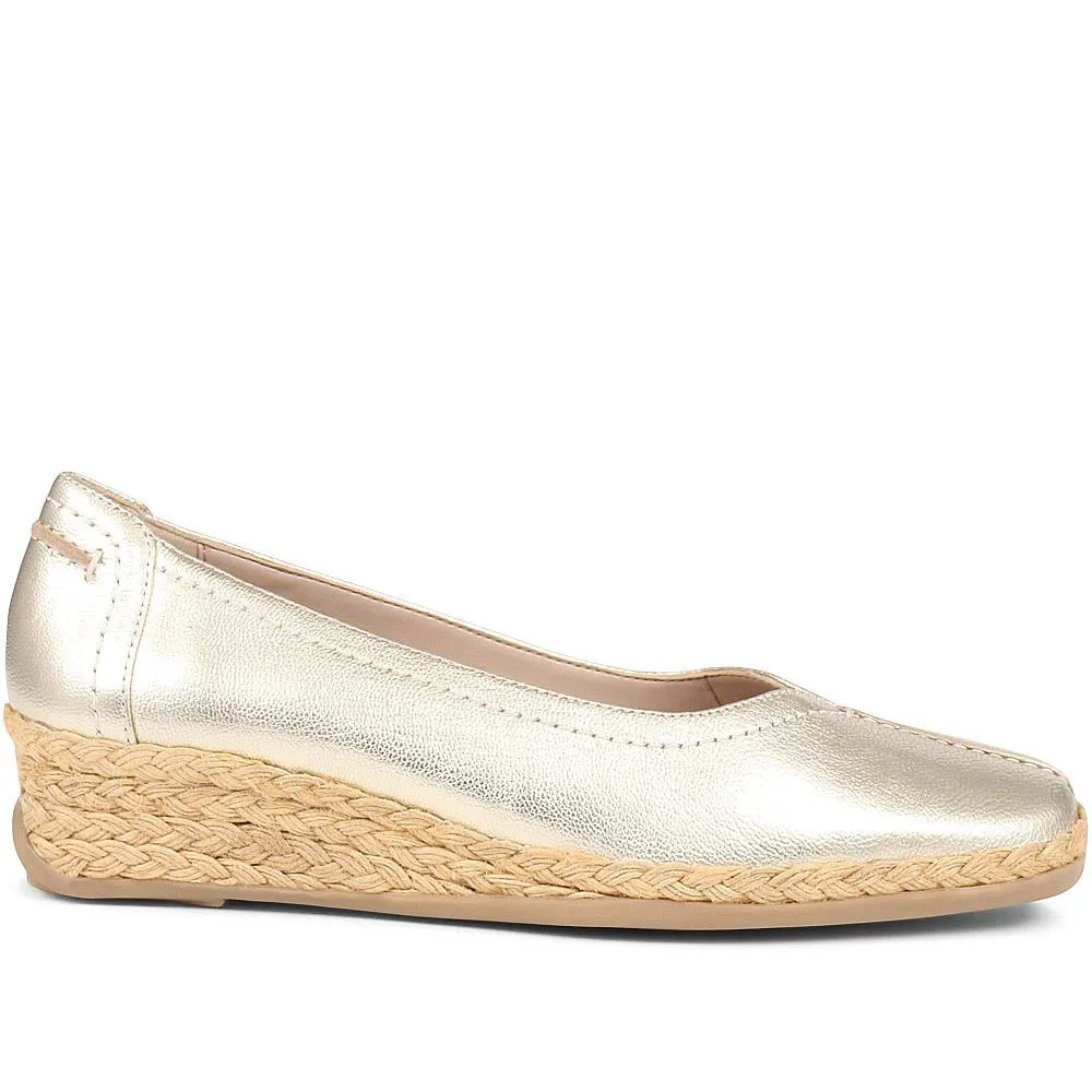 Leather Espadrilles - VAN37524 / 323 974