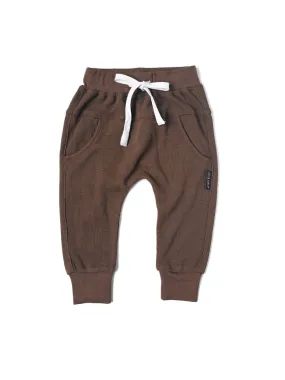 Little Bipsy- Cocoa Waffle Joggers