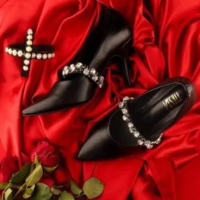 Love Notes (Black PUMPS with changeable bands )