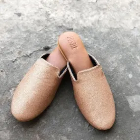 Moccasins Rose Gold Shimmer loafers