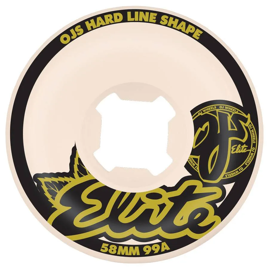 OJ Elite Hardline 58mm 99a Skateboard Wheels