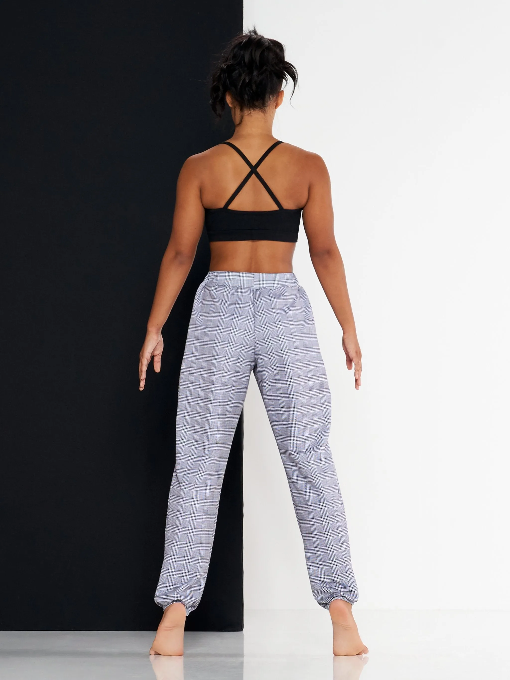 On My Way - Plaid Jogger