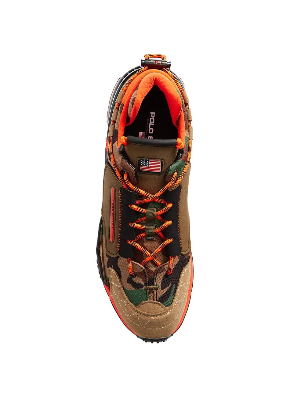 PS200 Camo Suede & Mesh Trail Sneakers - Surplus/Monument