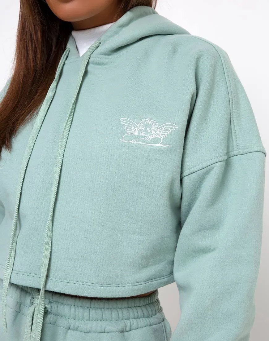 Roky Hoodie in Seafoam Angelo Embro