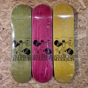 Rollbrett Mission Vitruvian 8.0 Logo Deck