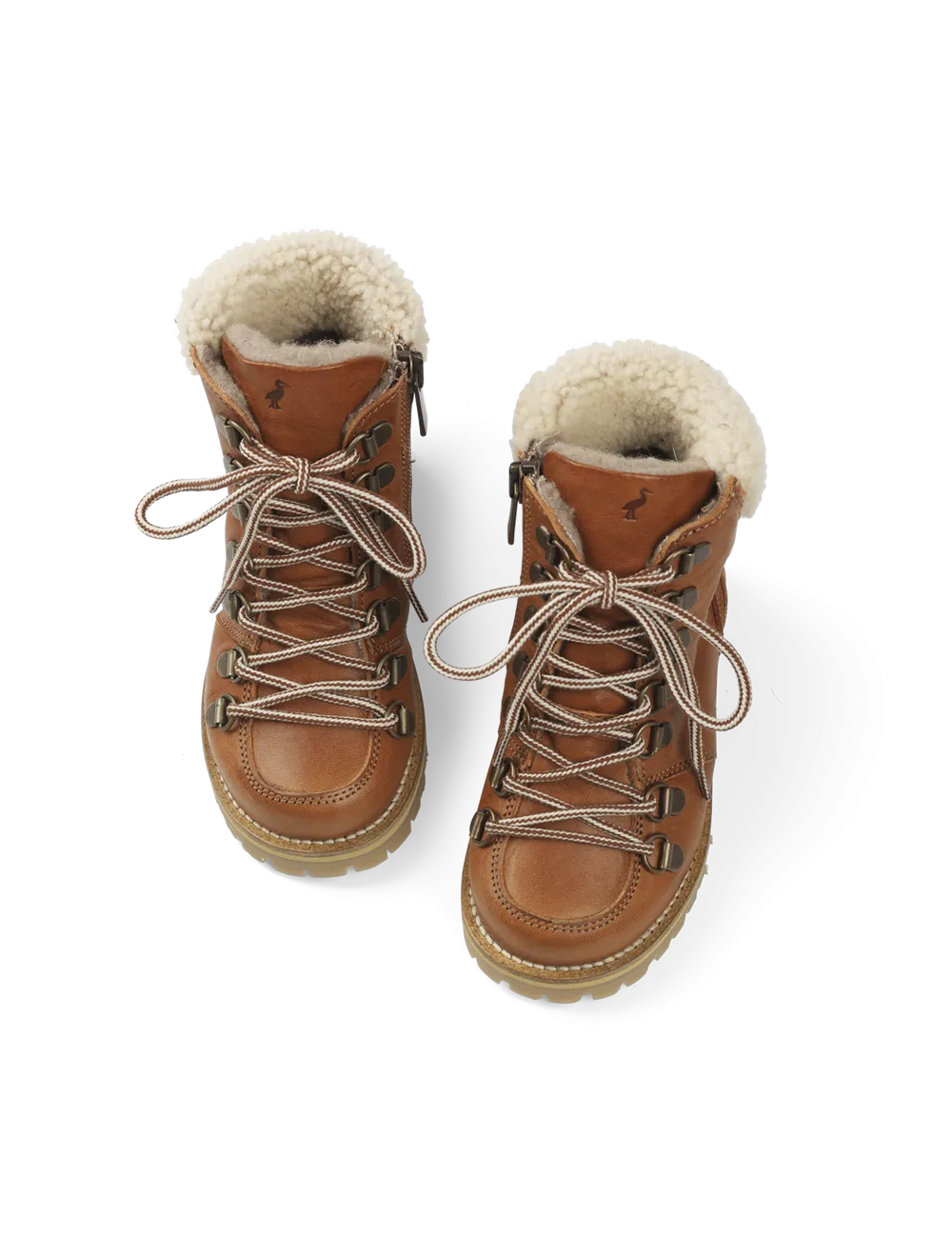 Shearling Winter Boot - Cognac