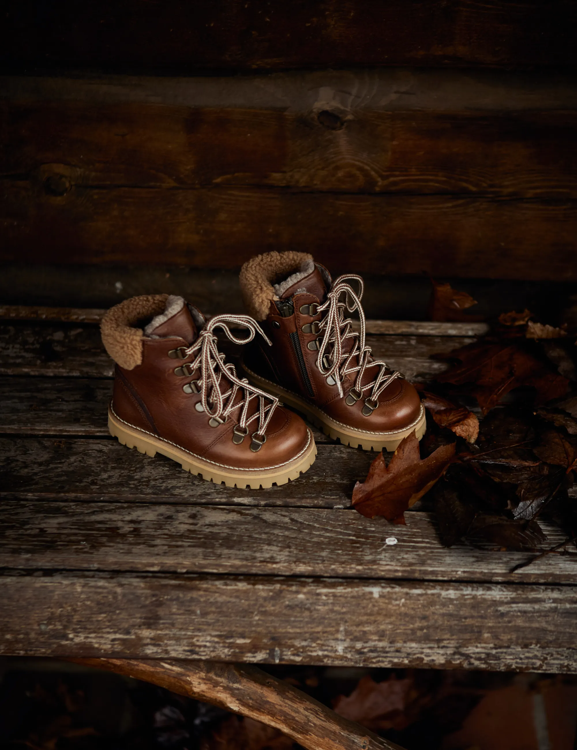 Shearling Winter Boot - Hazelnut