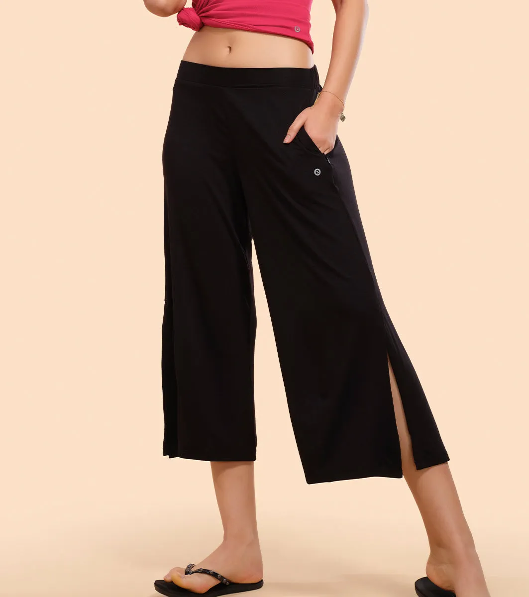 Shop In Culotte | Crop Length Culotte With Smart Side Slits