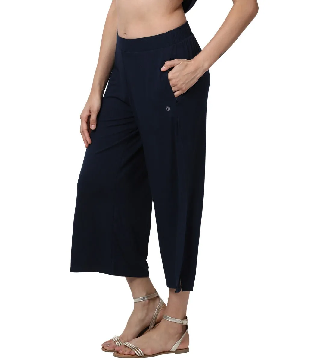 Shop In Culotte | Crop Length Culotte With Smart Side Slits