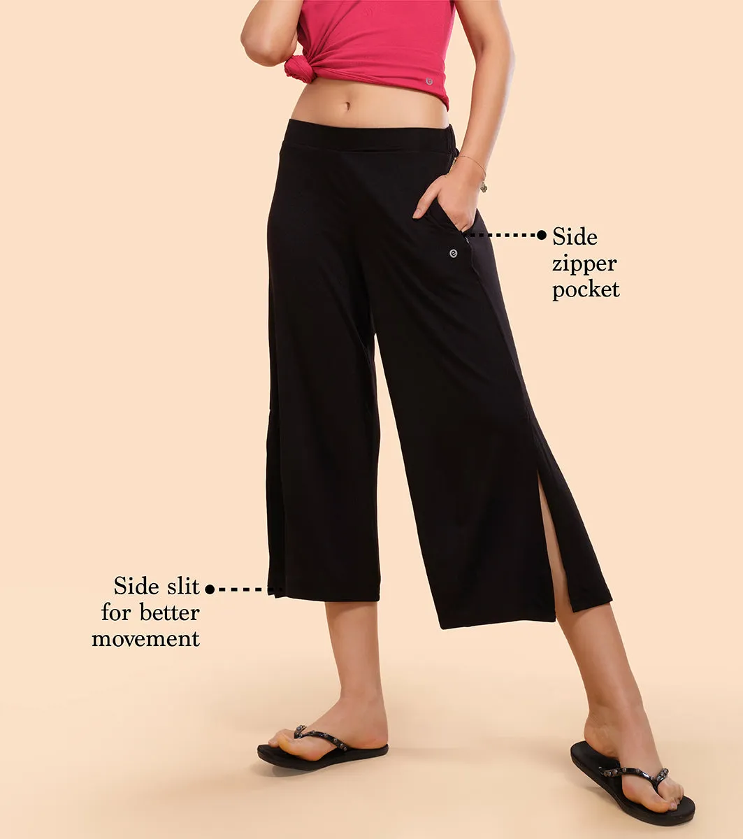 Shop In Culotte | Crop Length Culotte With Smart Side Slits