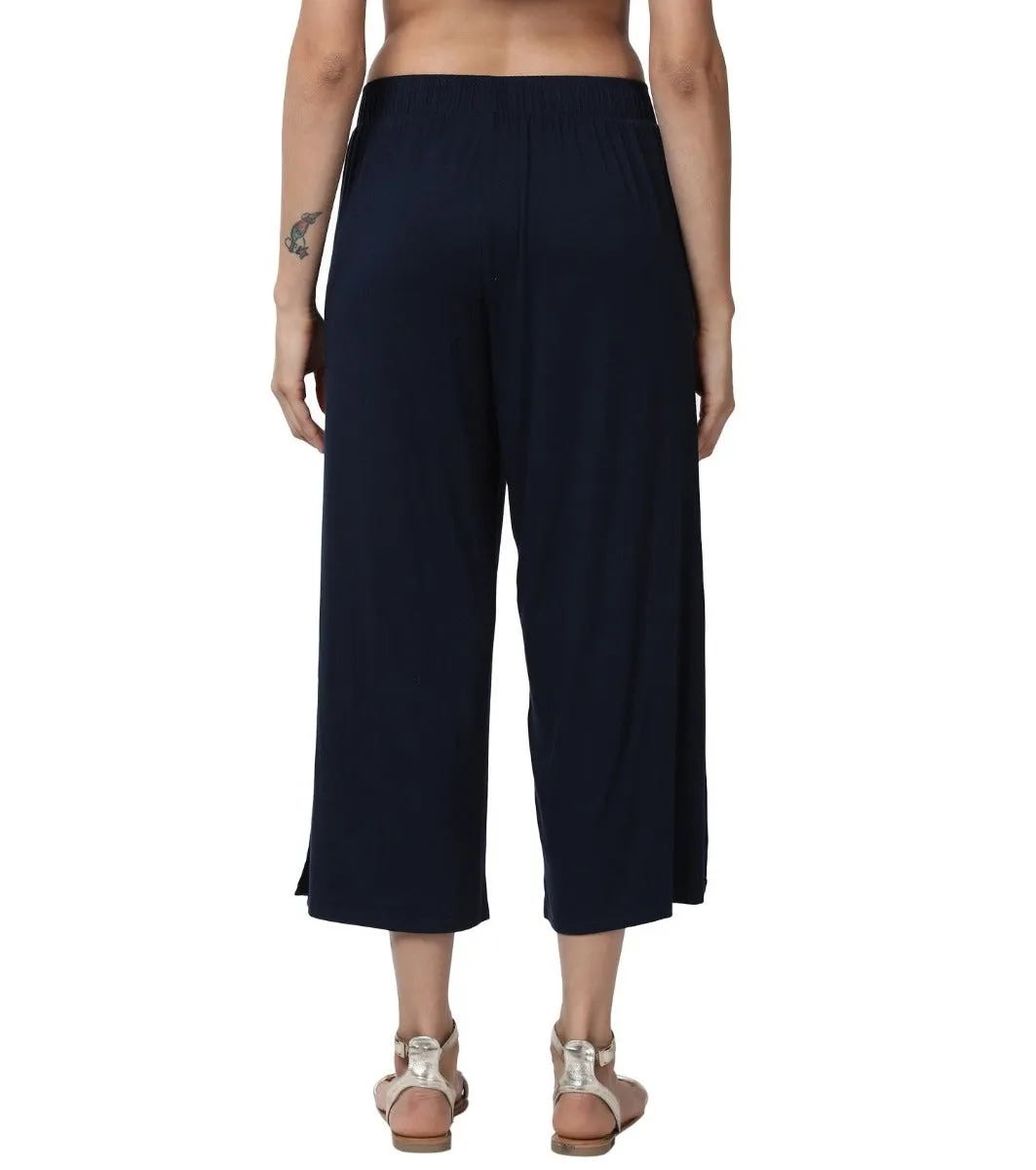 Shop In Culotte | Crop Length Culotte With Smart Side Slits