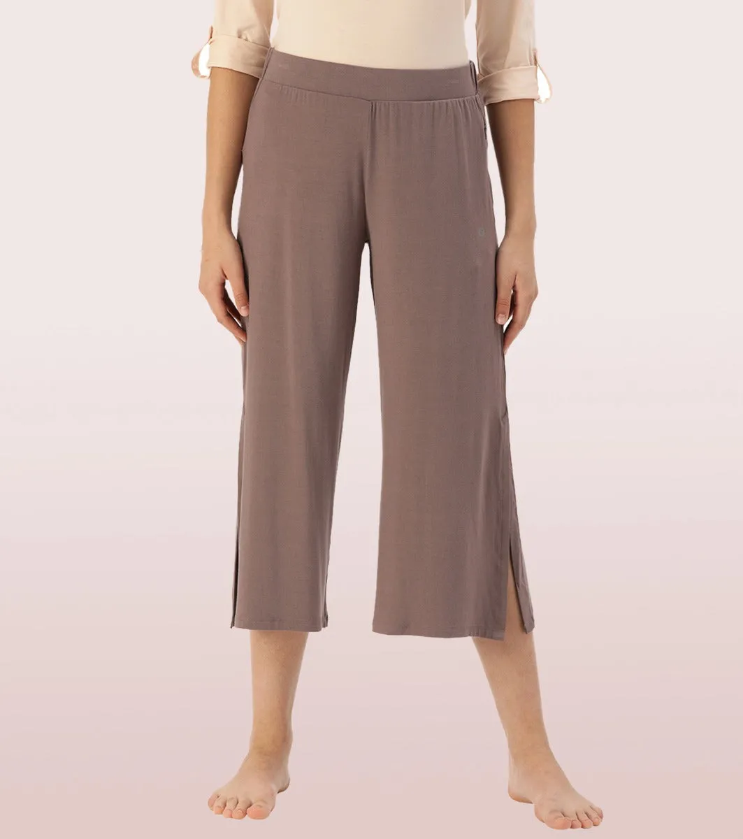 Shop In Culotte | Crop Length Culotte With Smart Side Slits