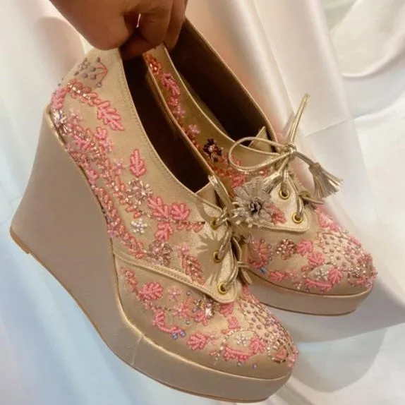 Sneaker Wedge (Light pink)