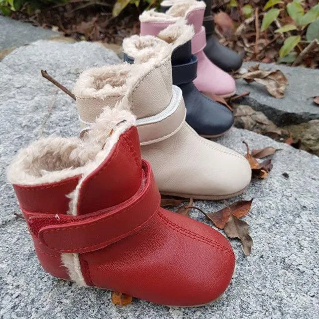 SNUG Baby & Toddler First/Pre Walker Boots Cream