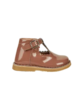 T-Bar Scallop - Rose Clay Patent